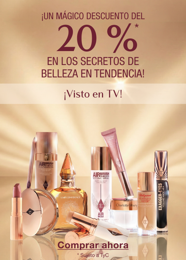 ¡UN MÁGICO DESCUENTO DEL 20 %* EN LOS SECRETOS DE BELLEZA EN TENDENCIA! [¡Visto en TV!]