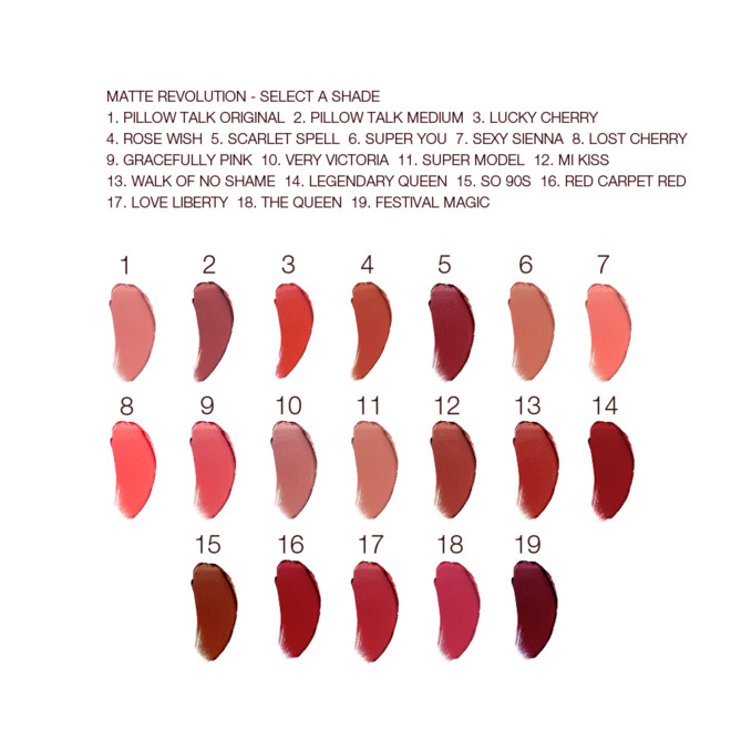 Matte finish best sale lipstick shades