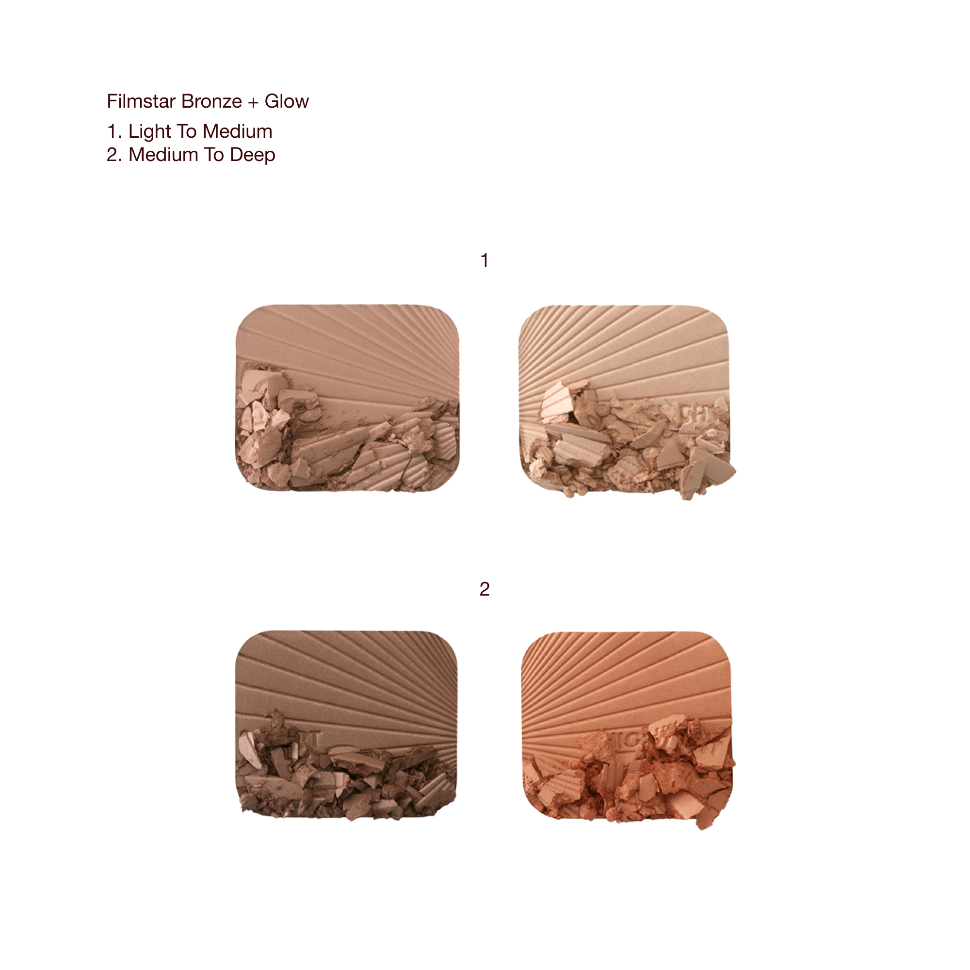 Filmstar Bronze & Glow Texture swatch 