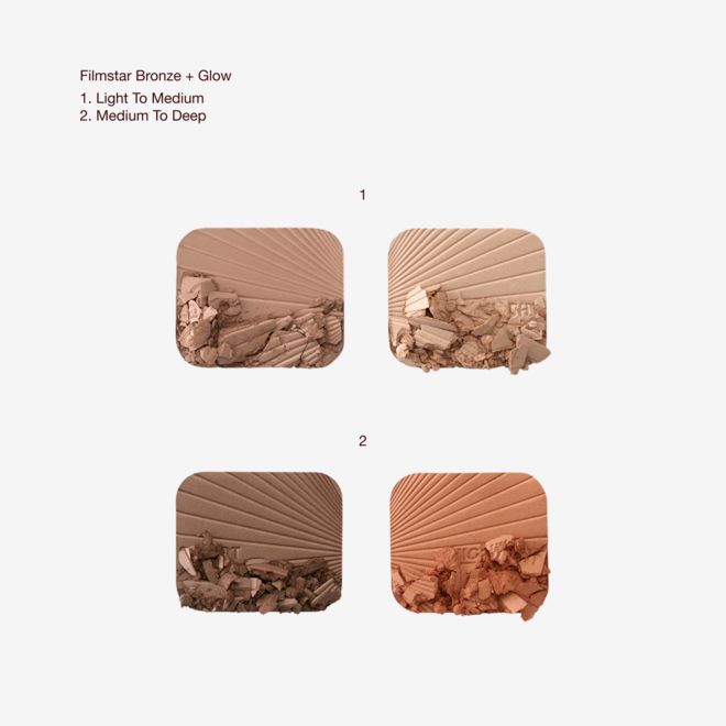 Filmstar Bronze & Glow Texture swatch Filmstar Bronze & Glow Texture swatch