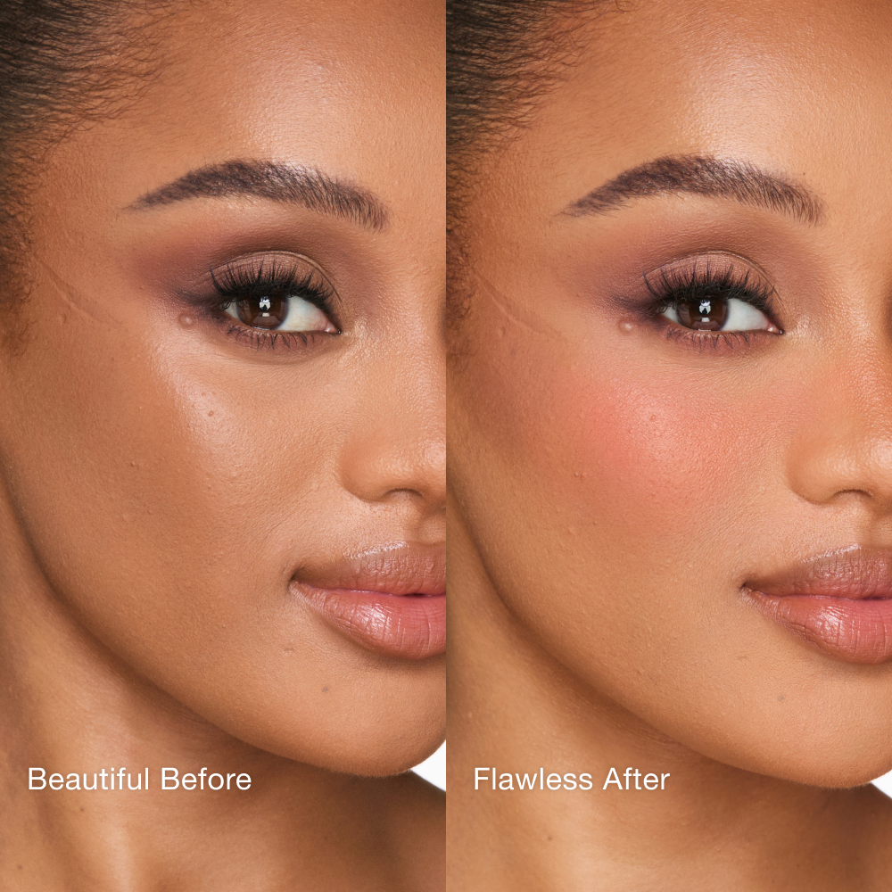 AIRbrush Blush Blur - Summer Lovegasm Before and After