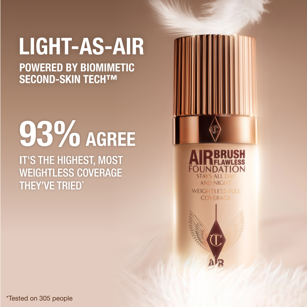 AIRBRUSH FLAWLESS FOUNDATION INFOGRAPHIC 