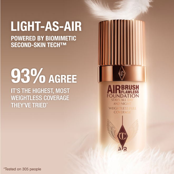 AIRBRUSH FLAWLESS FOUNDATION INFOGRAPHIC AIRBRUSH FLAWLESS FOUNDATION INFOGRAPHIC