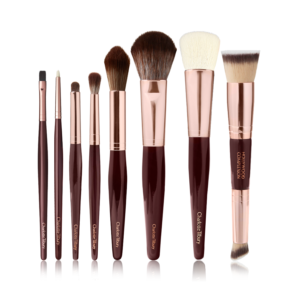 8pc Charlotte Tilbury Makeup popular Brushes Set New in Box HOLIDAY SALE!