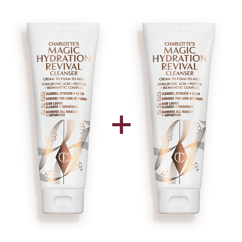 CHARLOTTE’S MAGIC HYDRATION REVIVAL CLEANSER DUO PACKSHOT