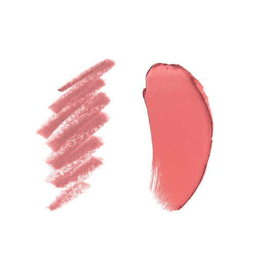 Pillow Talk travel size lipstick and lip liner Swatch