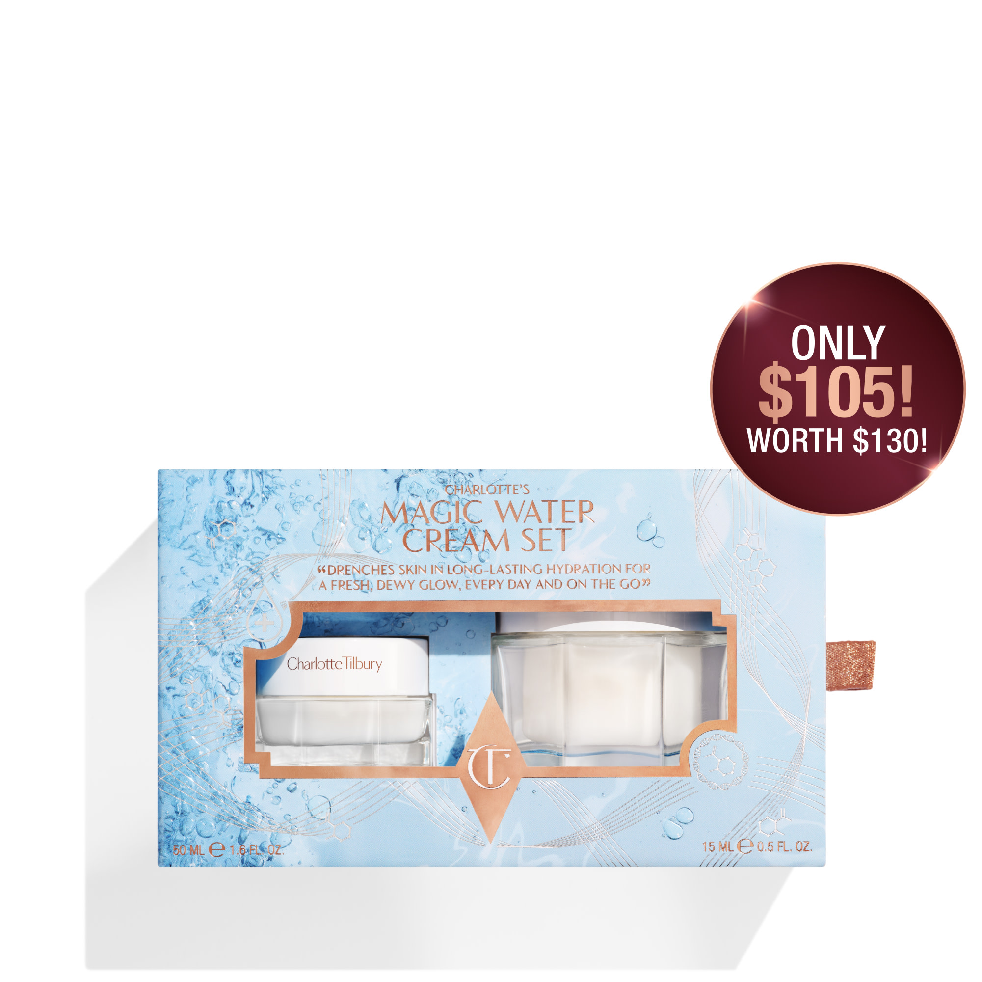 Charlotte Tilbury Charlotte's Magic Water Cream Set - Limited Edition Skincare Kit