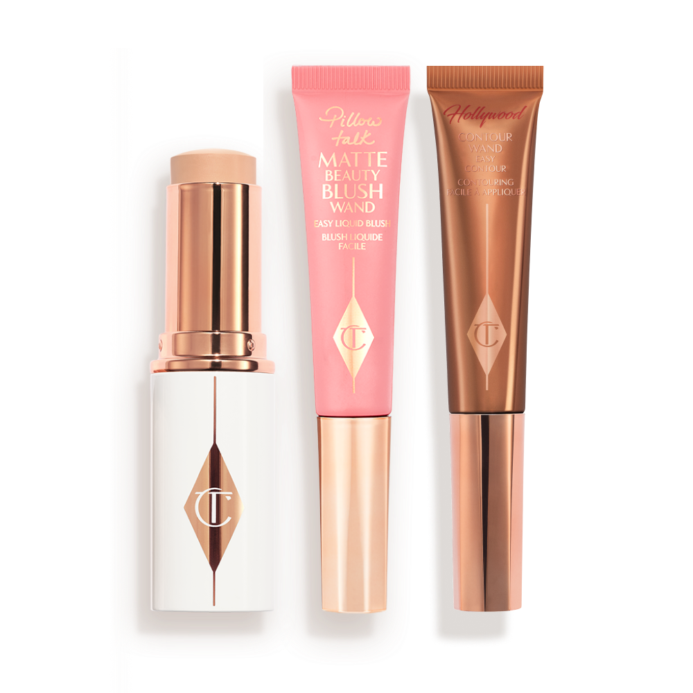 Unreal Skin + Hollywood Contour Wand + Beauty Blush Wand 