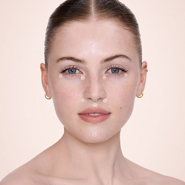 How to apply concealer micro-dot application technique