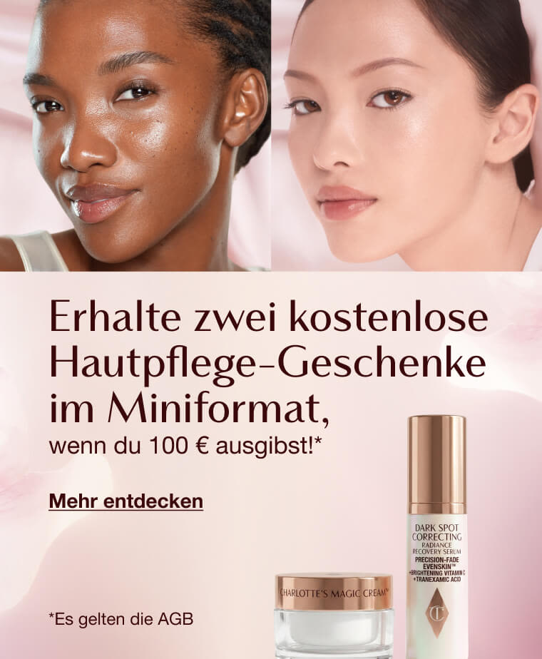 Erhalte zwei kostenlose Mini-Geschenke für strahlende Haut