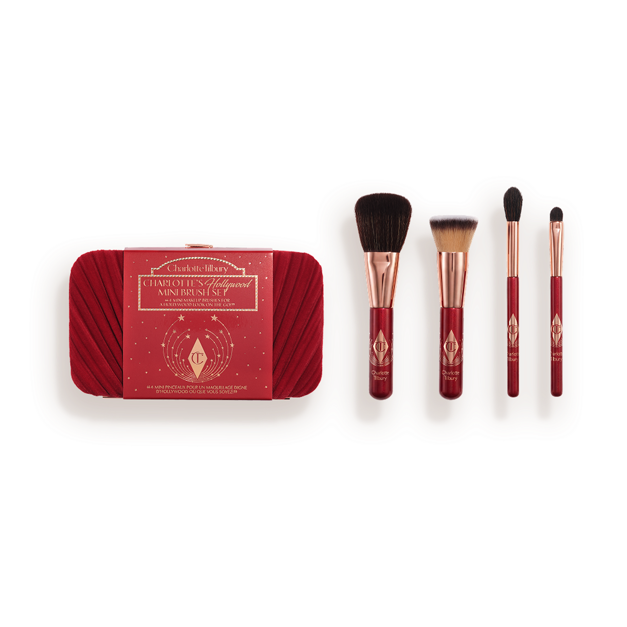 Packshot with Products CHARLOTTE-S HOLLYWOOD MINI BRUSH SET Holiday 2026