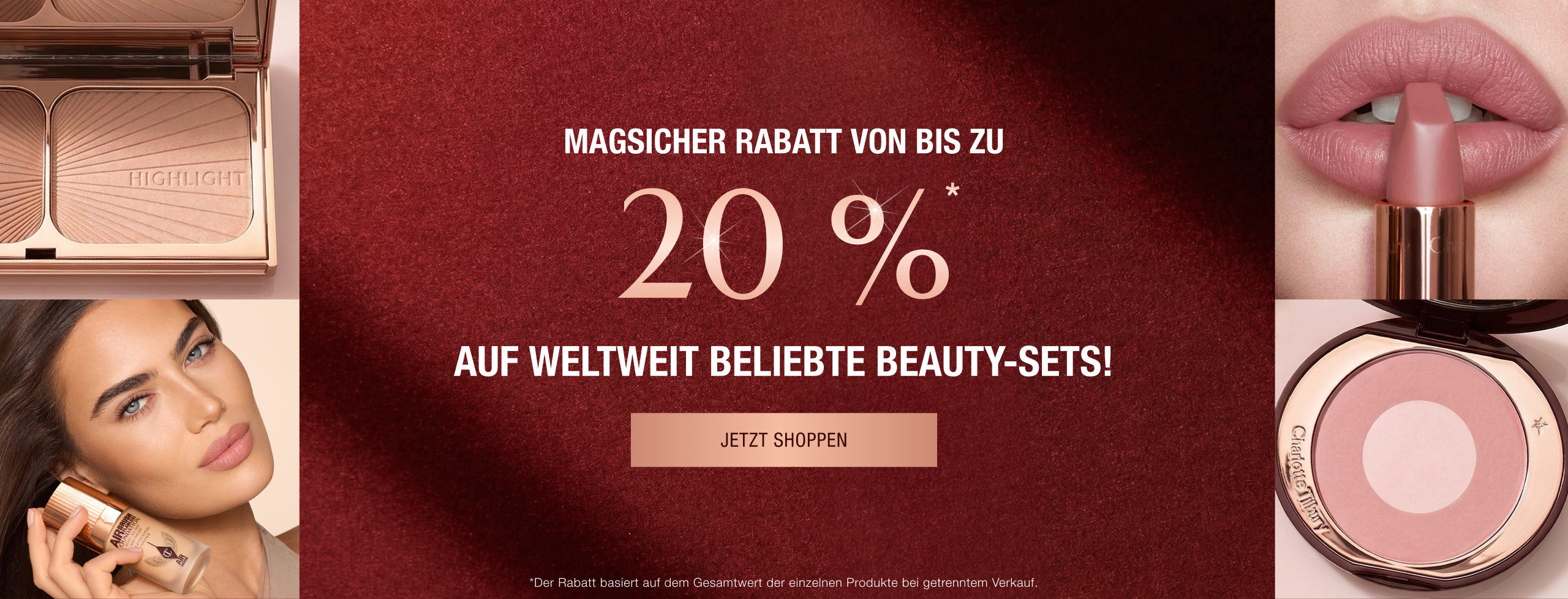 MAGSICHER RABATT VON BIS ZU 20%* AUF WELTWEIT BELIEBTE BEAUTY-SETS!