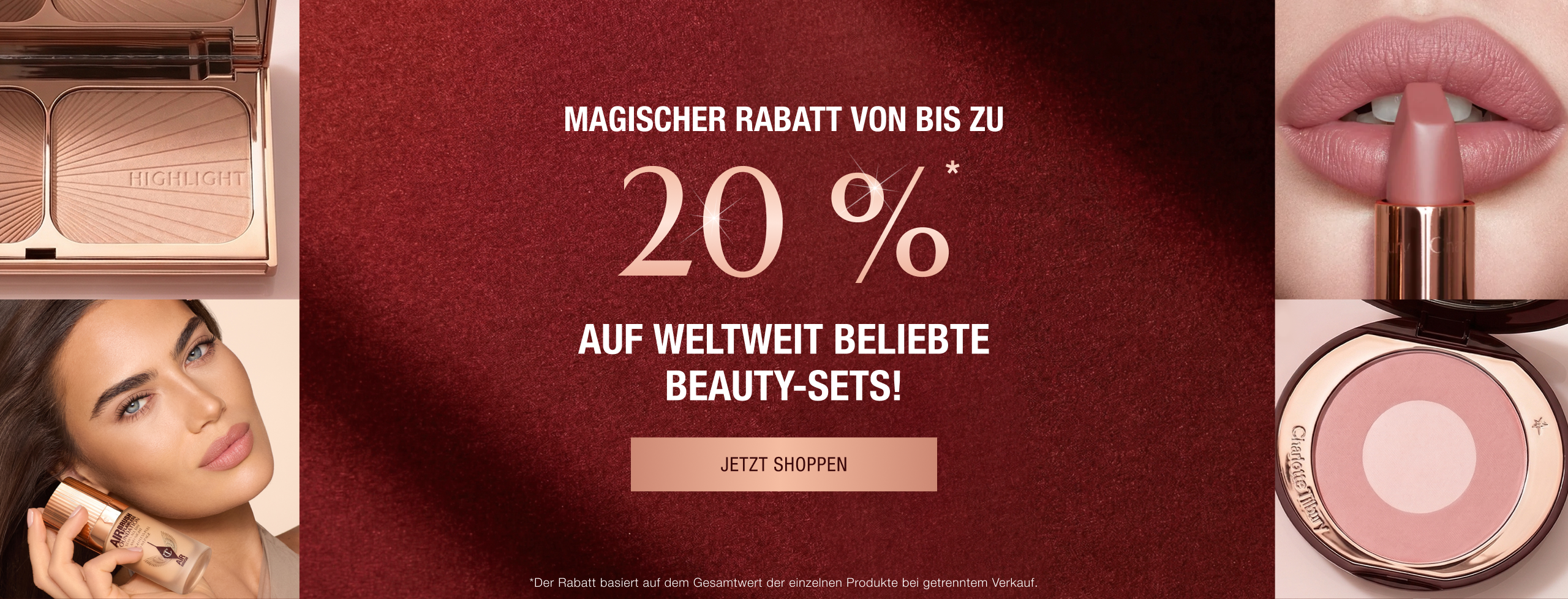 MAGSICHER RABATT VON BIS ZU 20%* AUF WELTWEIT BELIEBTE BEAUTY-SETS!