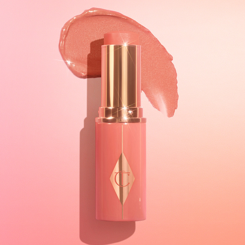 True Spring makeup Peachy Glow blush stick