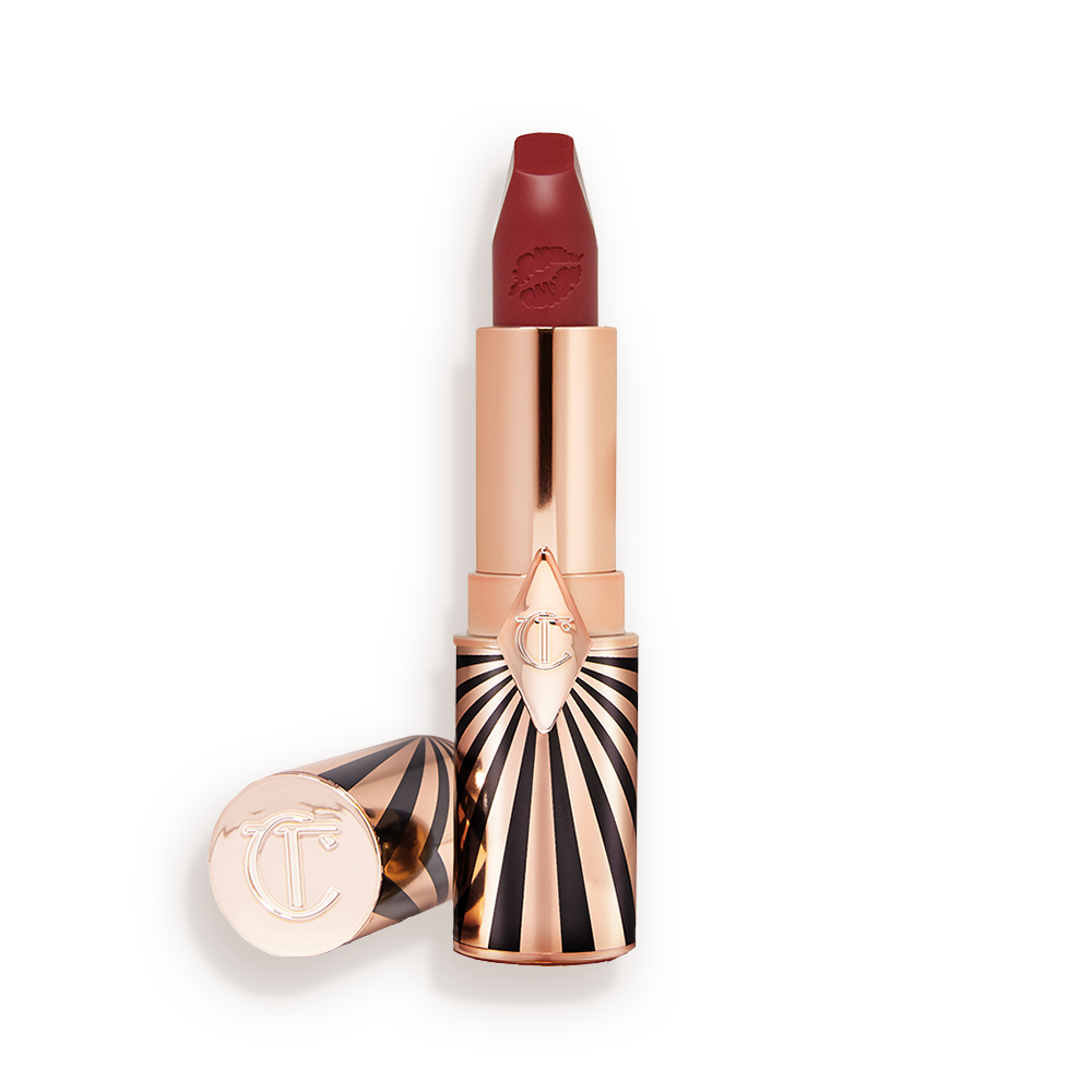 Viva La Vergara: Refillable Burgundy Lipstick, Hot Lips 2 | Charlotte Tilbury