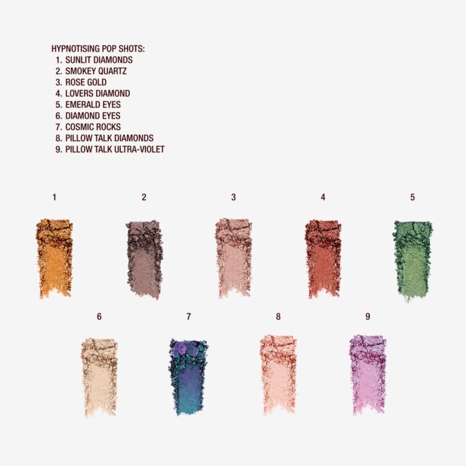 Hypnotising Pop Shots swatches Hypnotising Pop Shots swatches