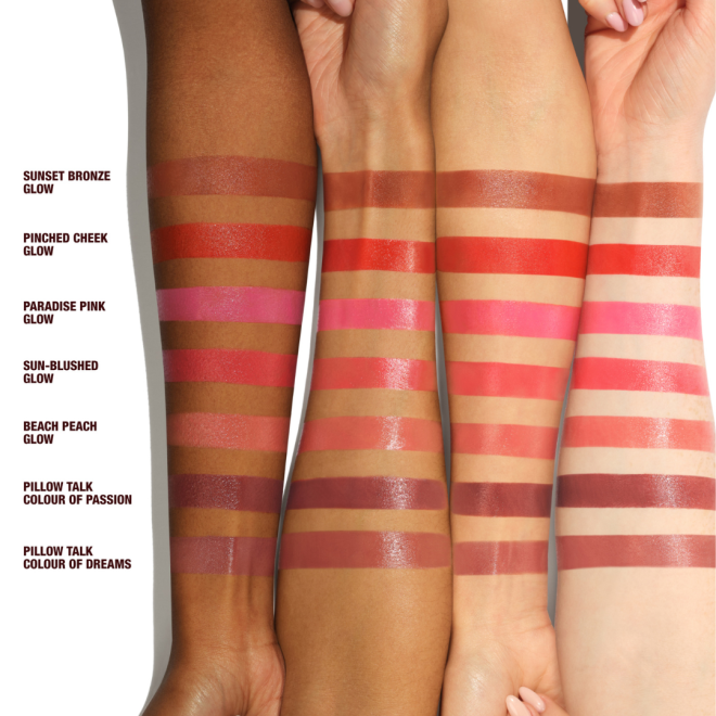 BEAUTIFUL SKIN ISLAND GLOW LIP & CHEEK swatches