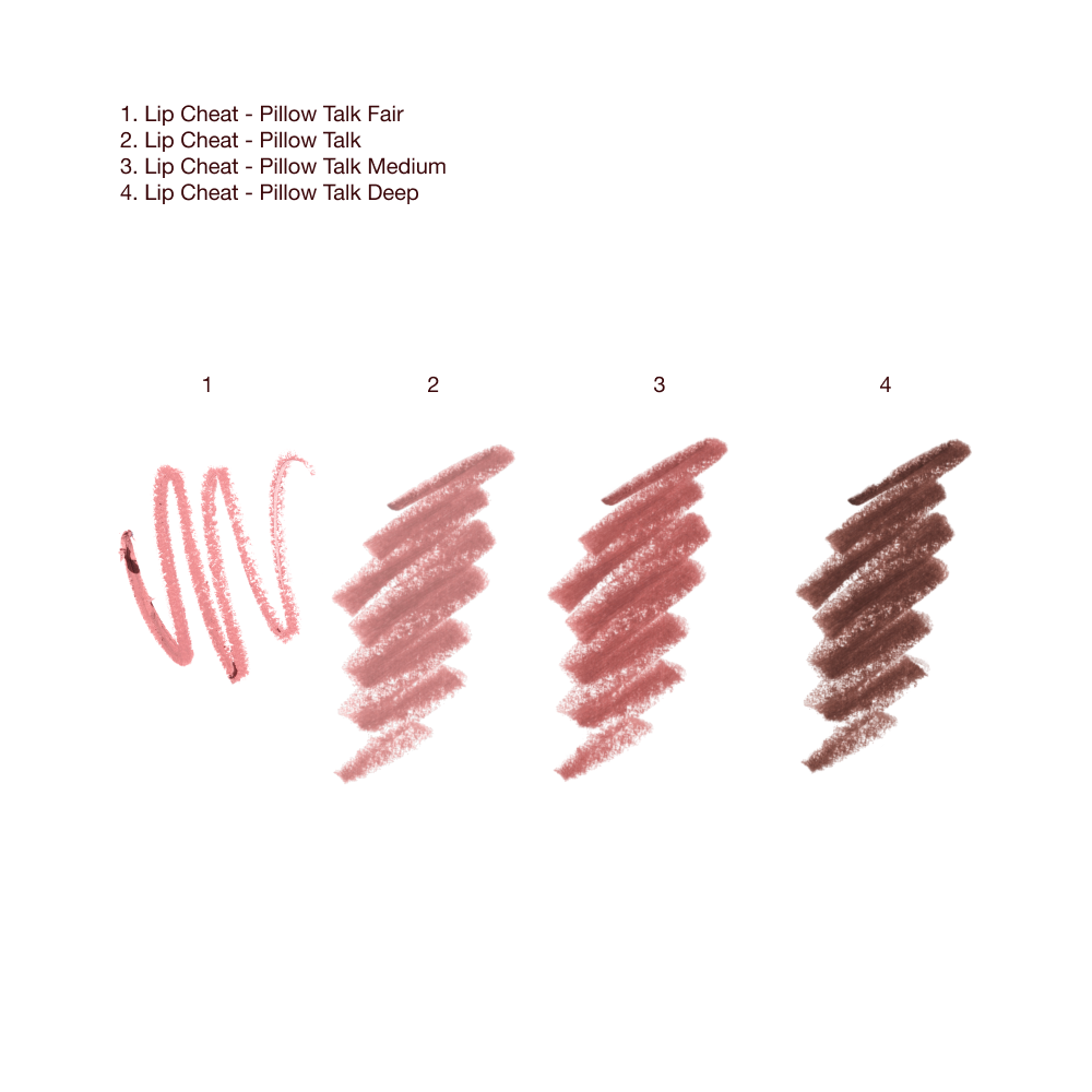 Lip Cheat Pillow Talk Collection Texture Swatch
