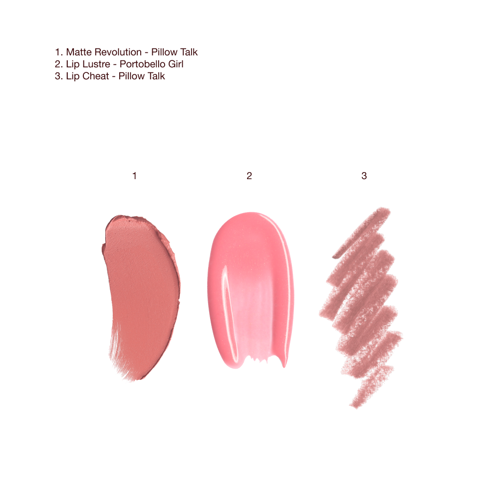 CHARLOTTE’S 3 STEPS TO BEAUTIFUL LIPS - texture swatch 