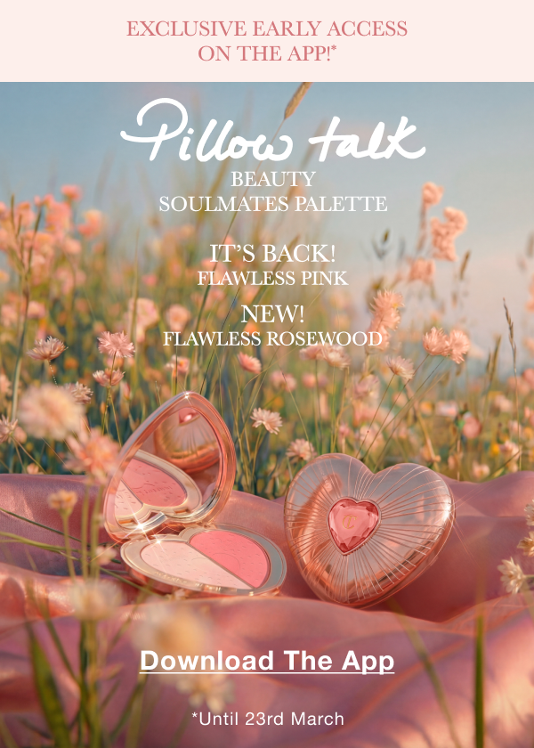 Exclusive Early Access On The App!*  It’s Back! LIMITED EDITION, UNLIMITED LOVE PILLOW TALK BEAUTY SOULMATES PALETTE SELL-OUT SENSATION FLAWLESS PINK  + NEW! FLAWLESS ROSEWOOD