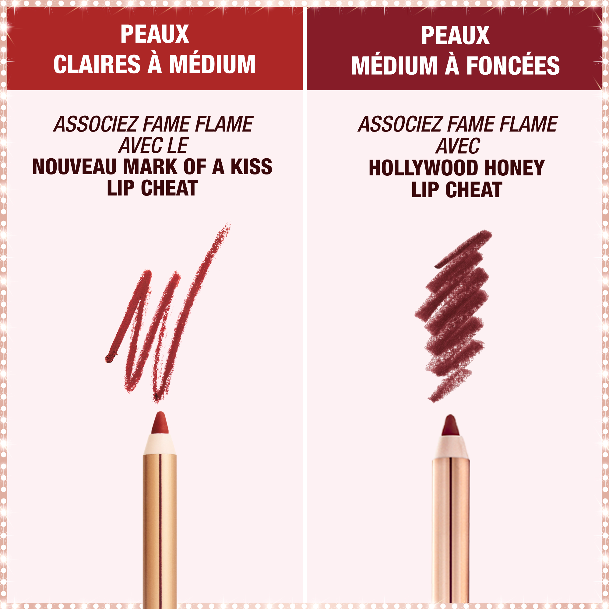 Rouge à lèvres Fame Flame – association parfaite