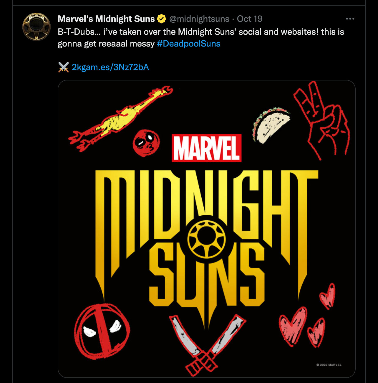 Marvel's Midnight Suns on X: never mind, i'm tired of this game. It's  MORBIN' time! #DeadpoolSuns  / X