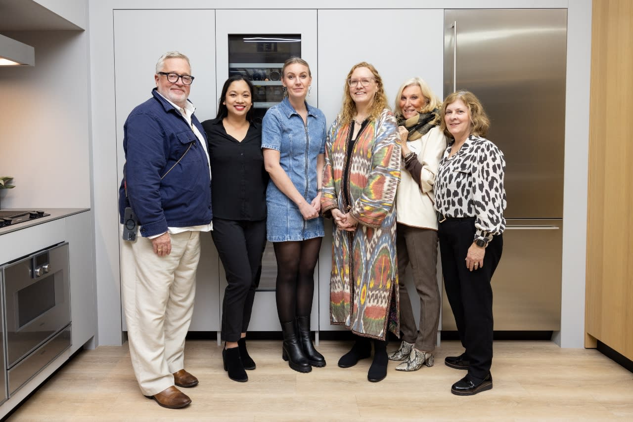 guests at Gaggenau SF event