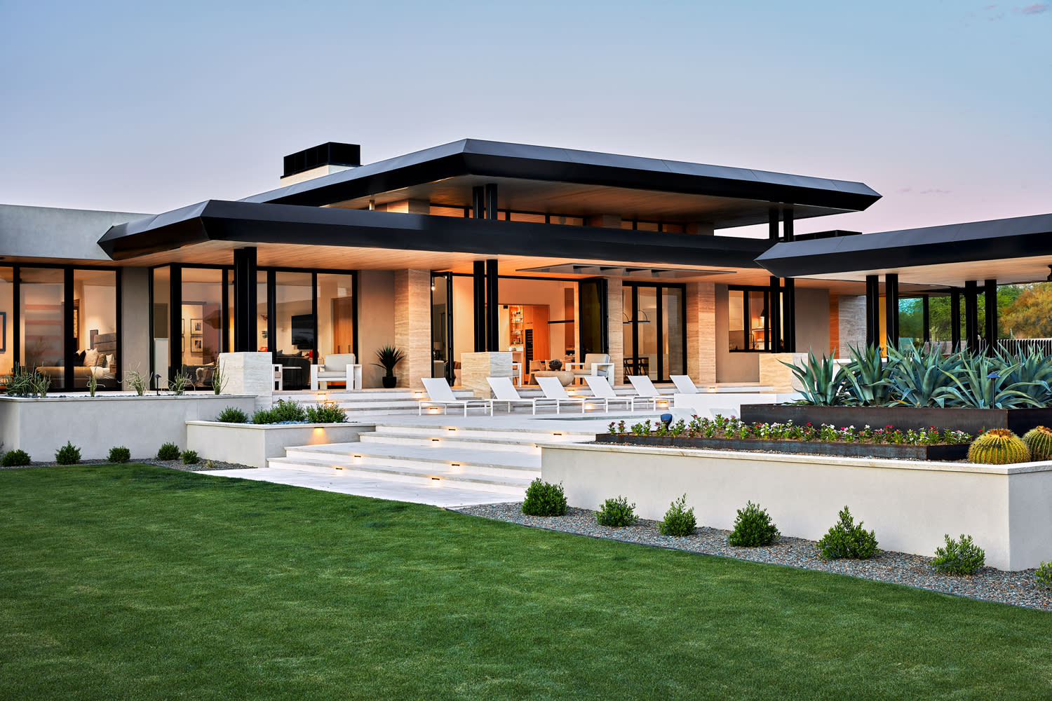 modern home exterior in Arizona