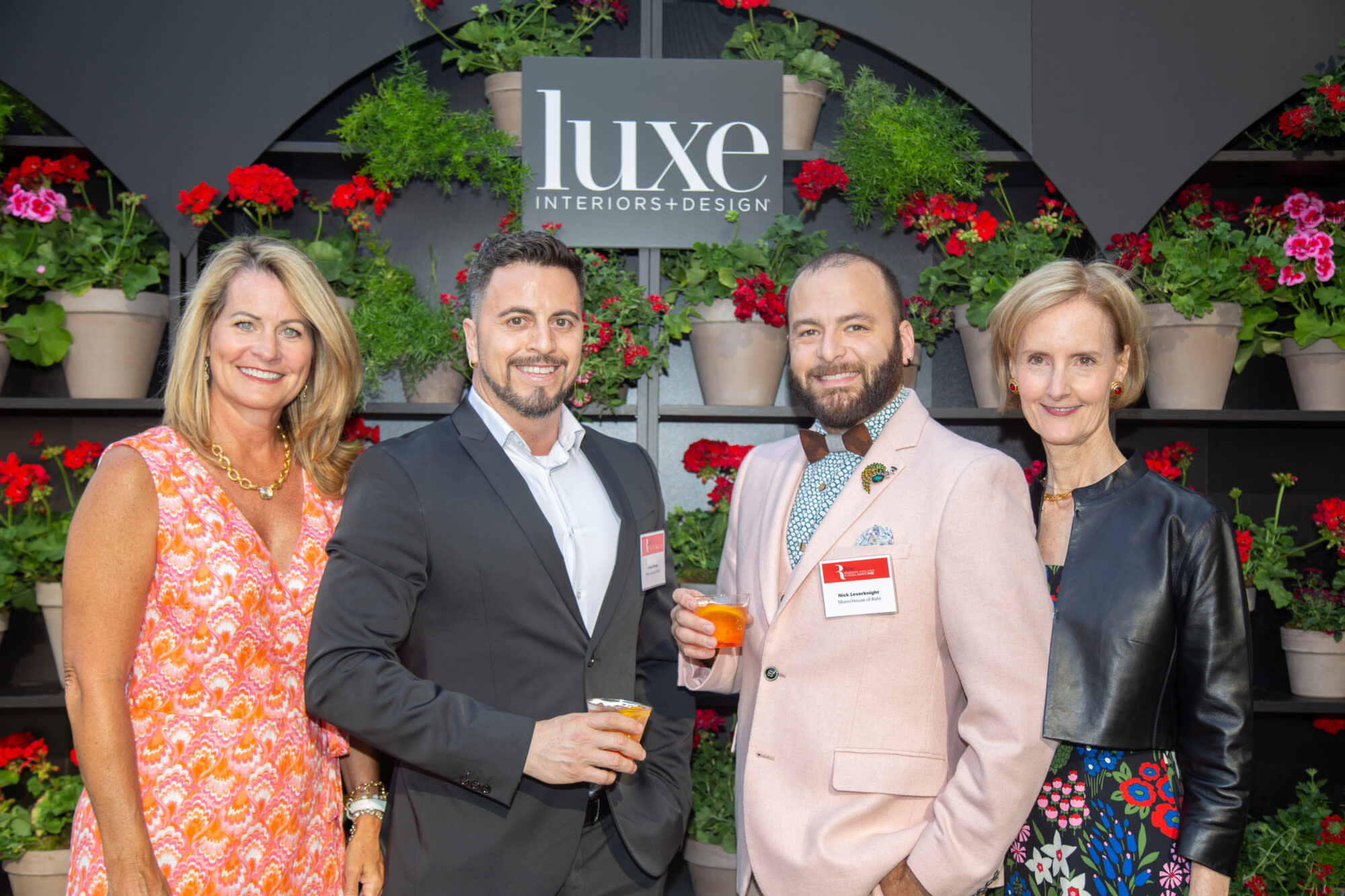four guests at RED awards