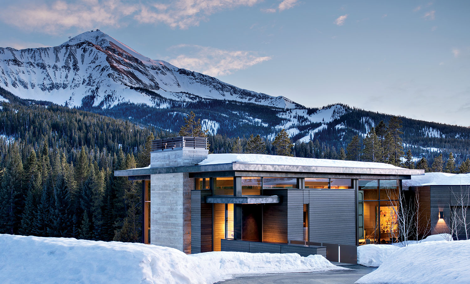 Silk Cavassa Marchetti Creates A Dramatic Big Sky Home | LUXE
