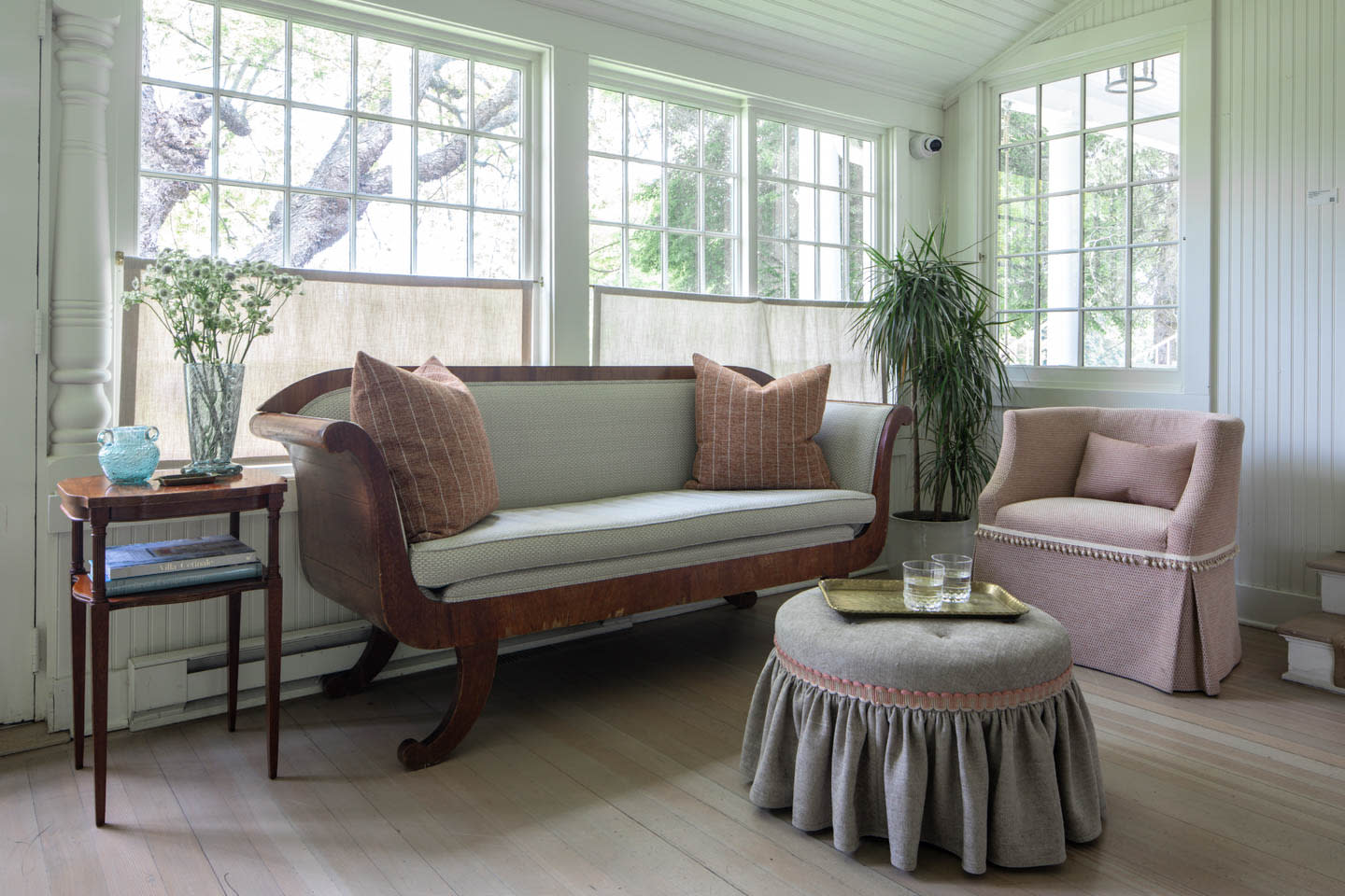 cozy seating area at a suite inside the Maidstone Hotel