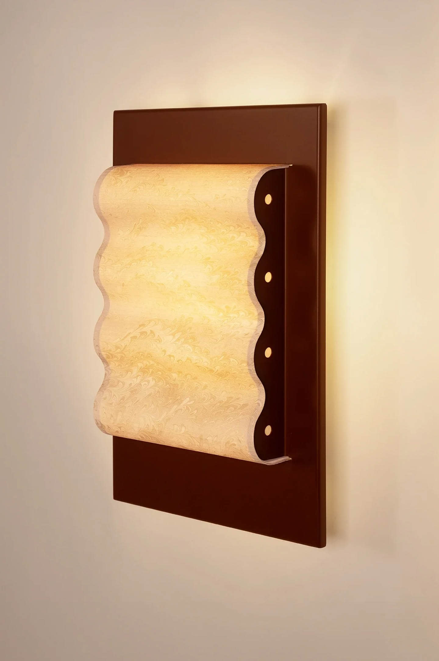 Marble Frame sconce by Violane D’Harcourt and Lisbon-based artist Sophia Brenninkmeyer