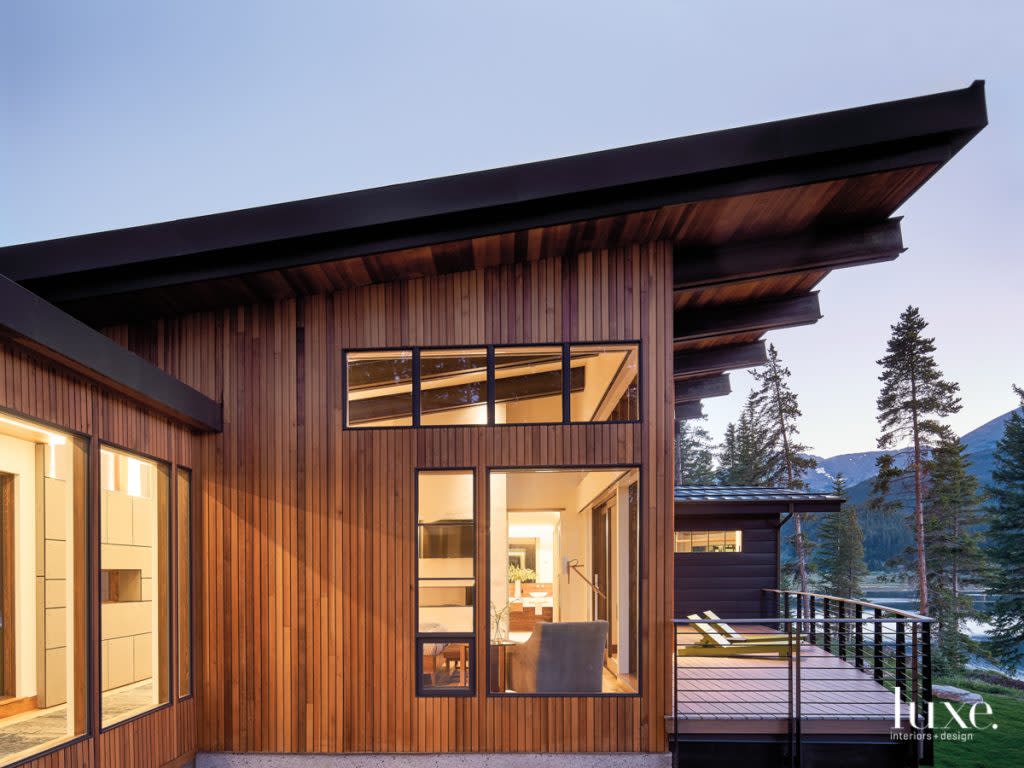 contemporary colorado home exterior
