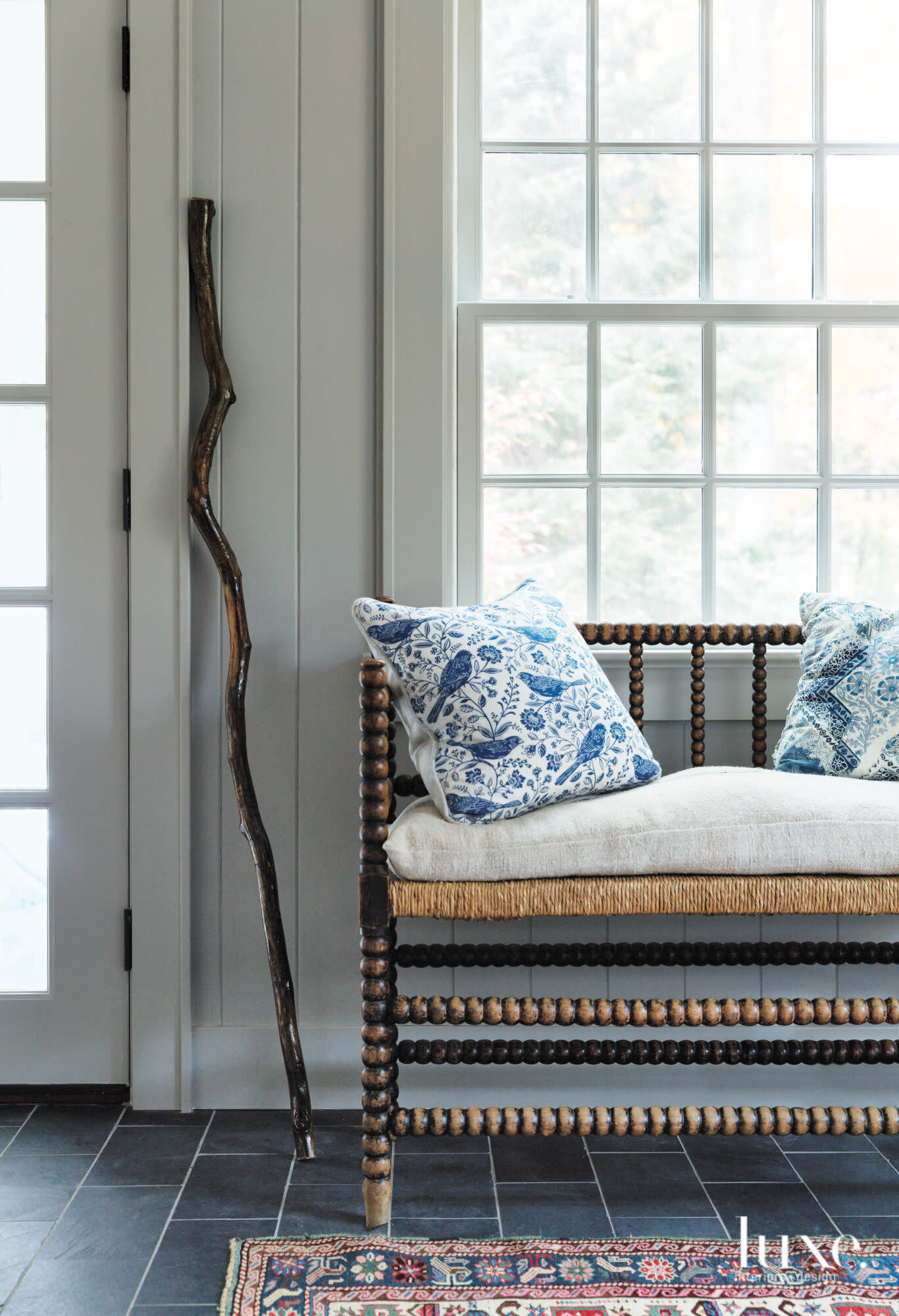 blue mudroom