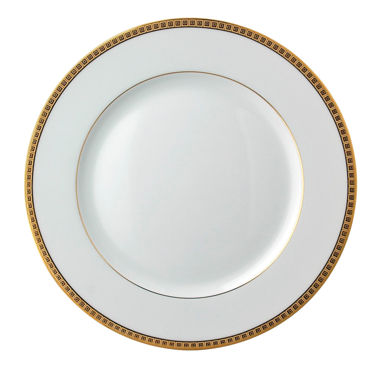 athena gold dinner plate