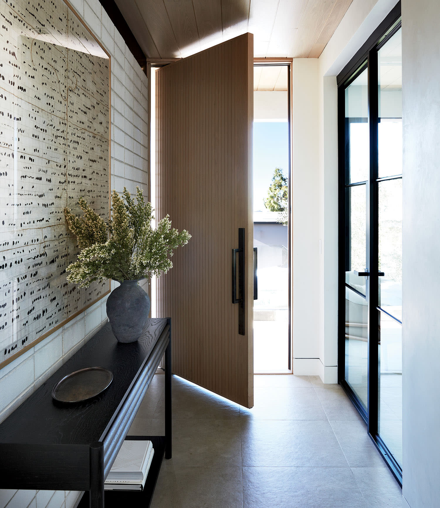 contemporary entryway