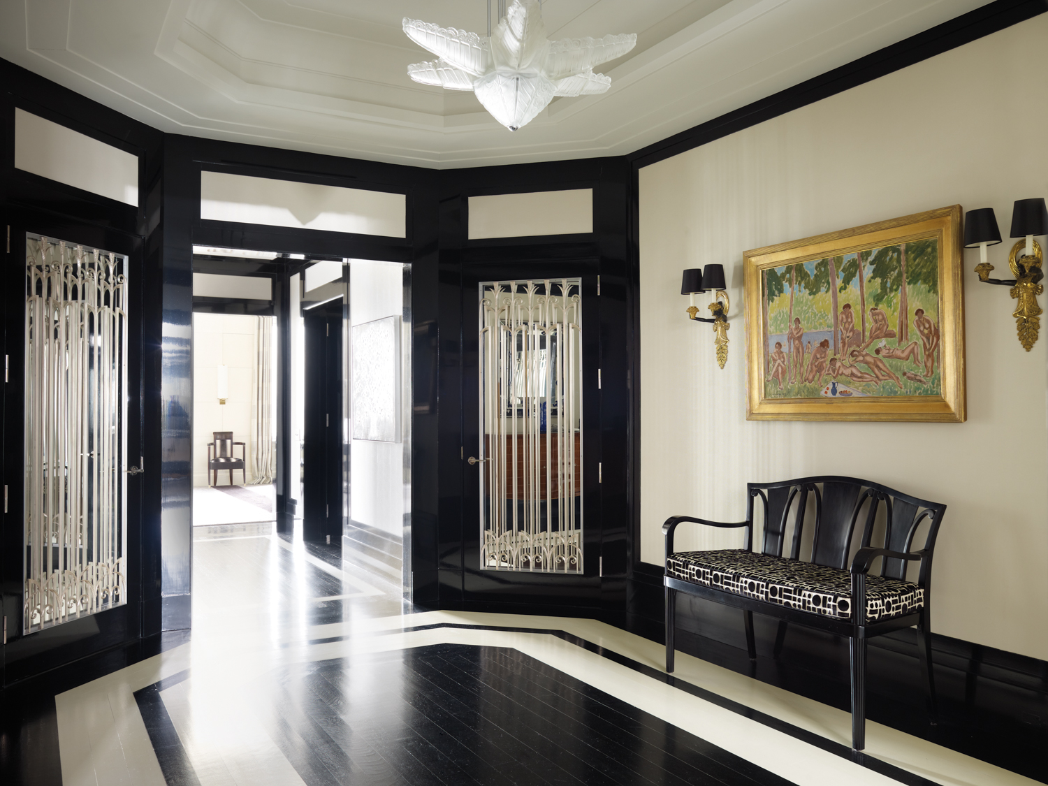 an Art Deco style apartment