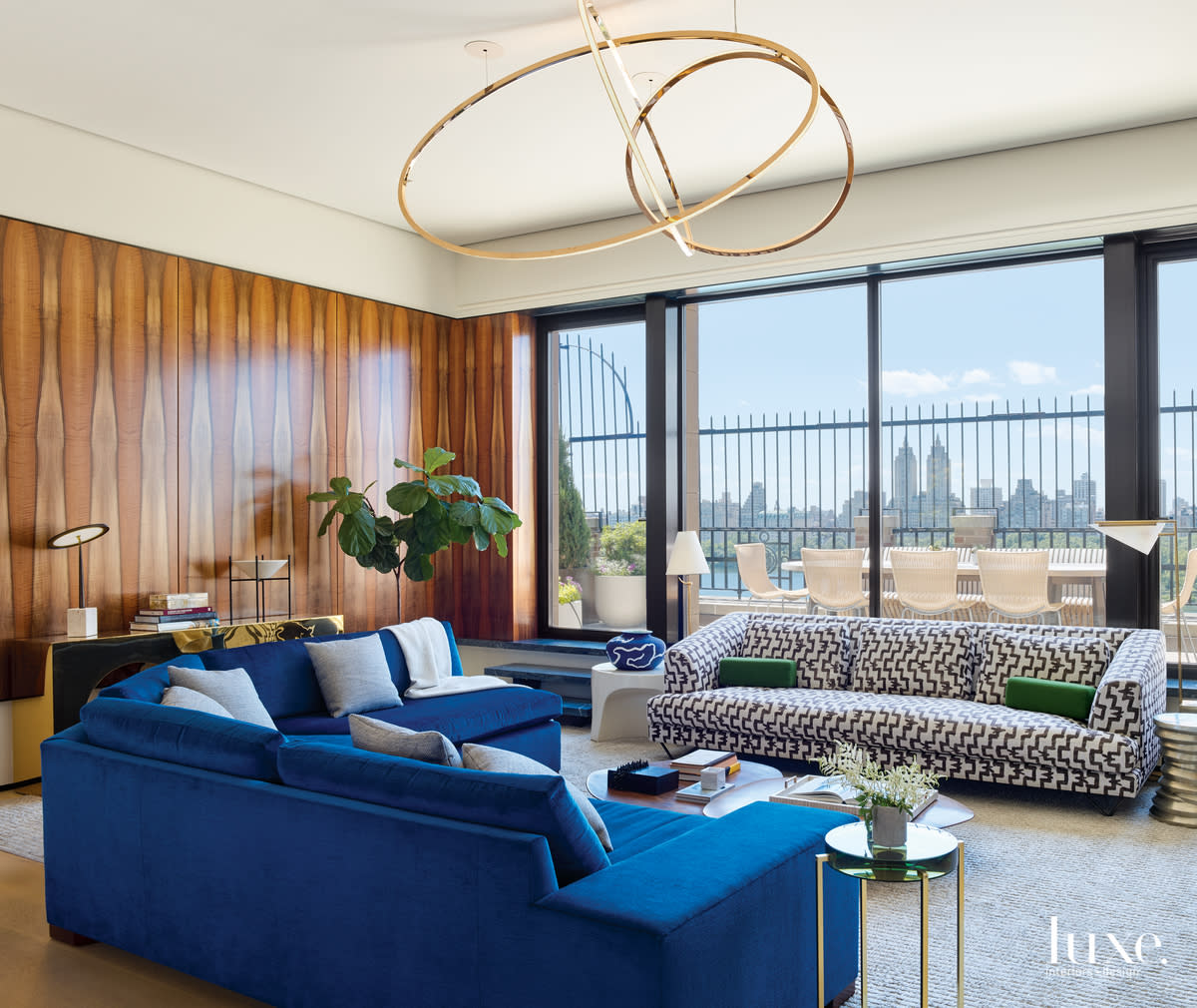 Image showcasing A Manhattan Penthouse Offers Light, Space & Gardens | Luxe Interiors ...