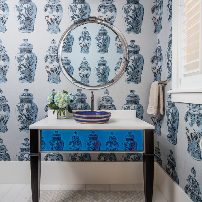 13 Punchy Powder Rooms To Add Personality To Your Home