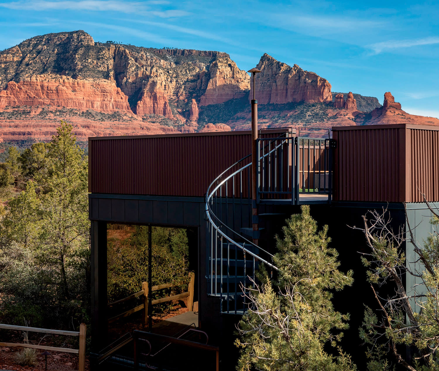 exterior of Ambiente Atrium in Sedona, Arizona