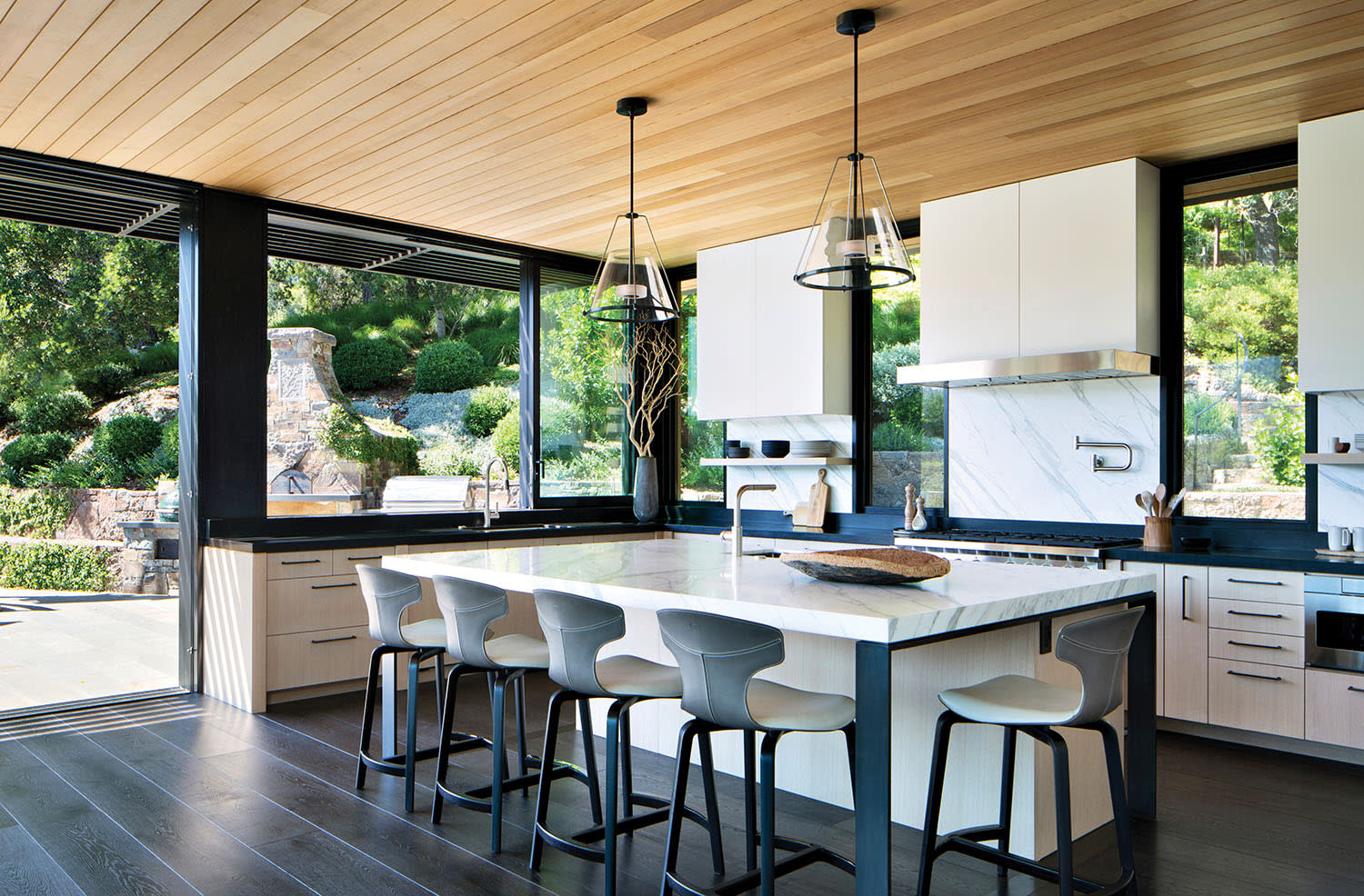 modern bright kitchen