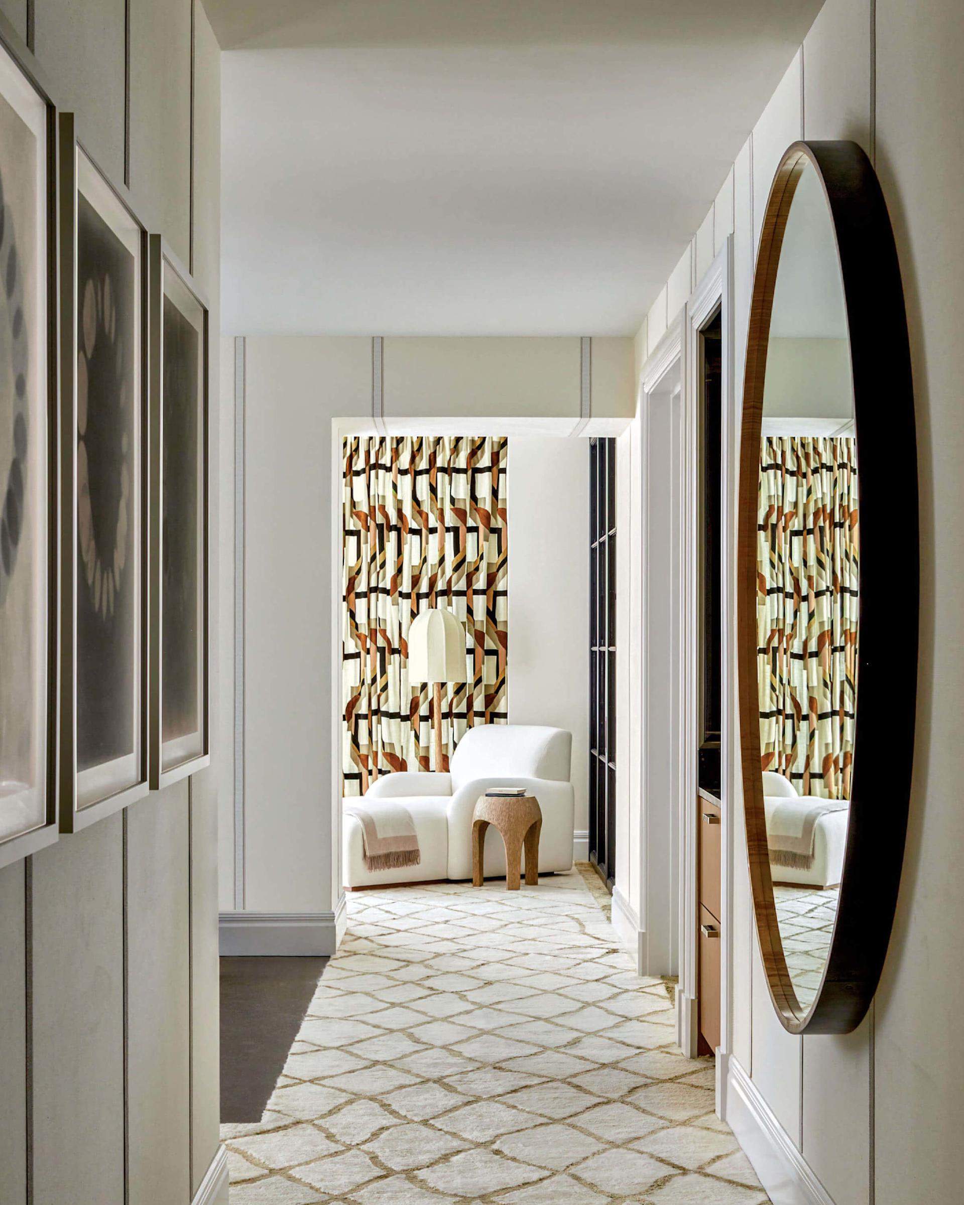 This Modern Naples Penthouse Plays With Patterns, Textures + Art | Luxe ... - Penthouse Design Inspiration With Texture Play