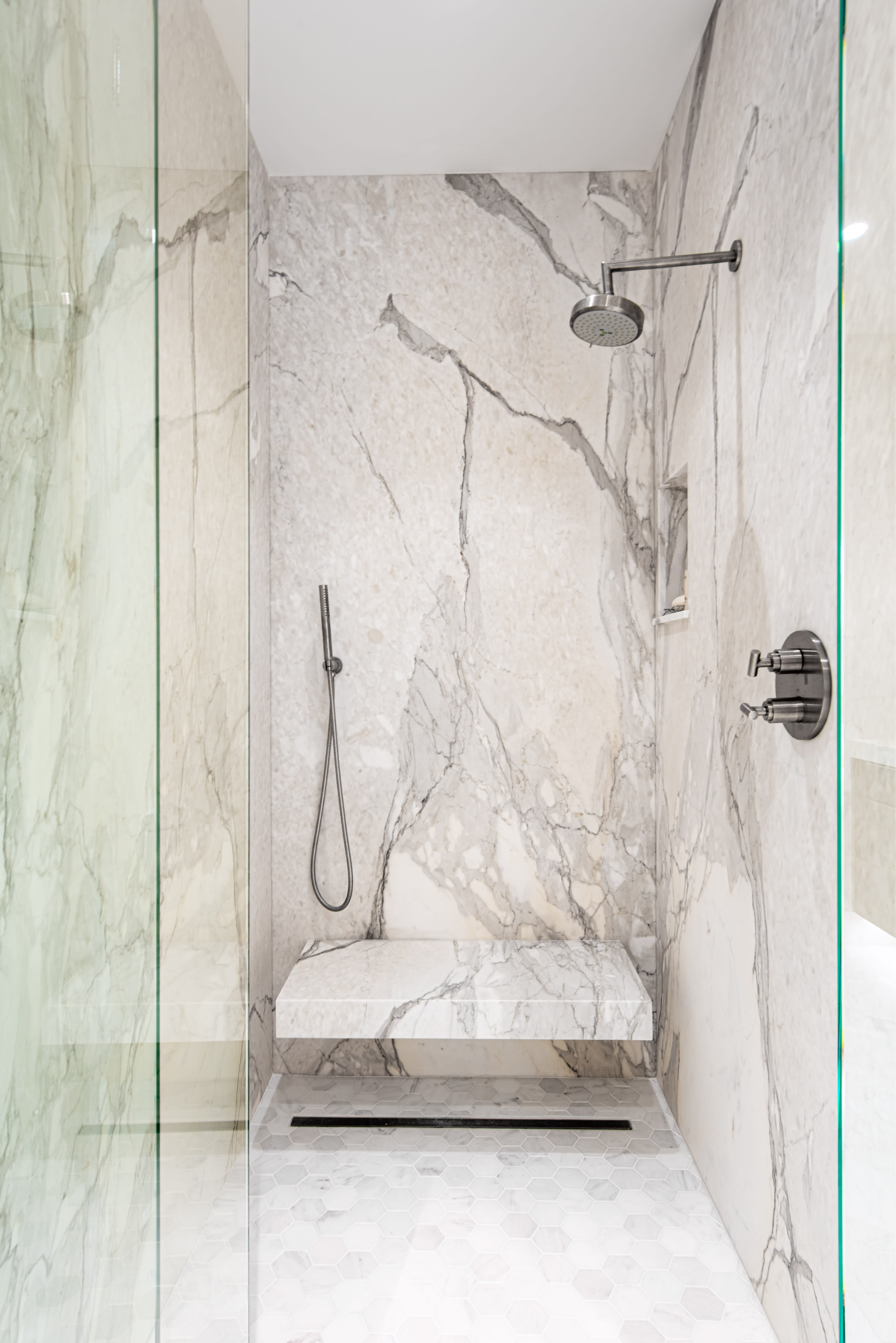 Austin Granite Direct - Porcelain Shower