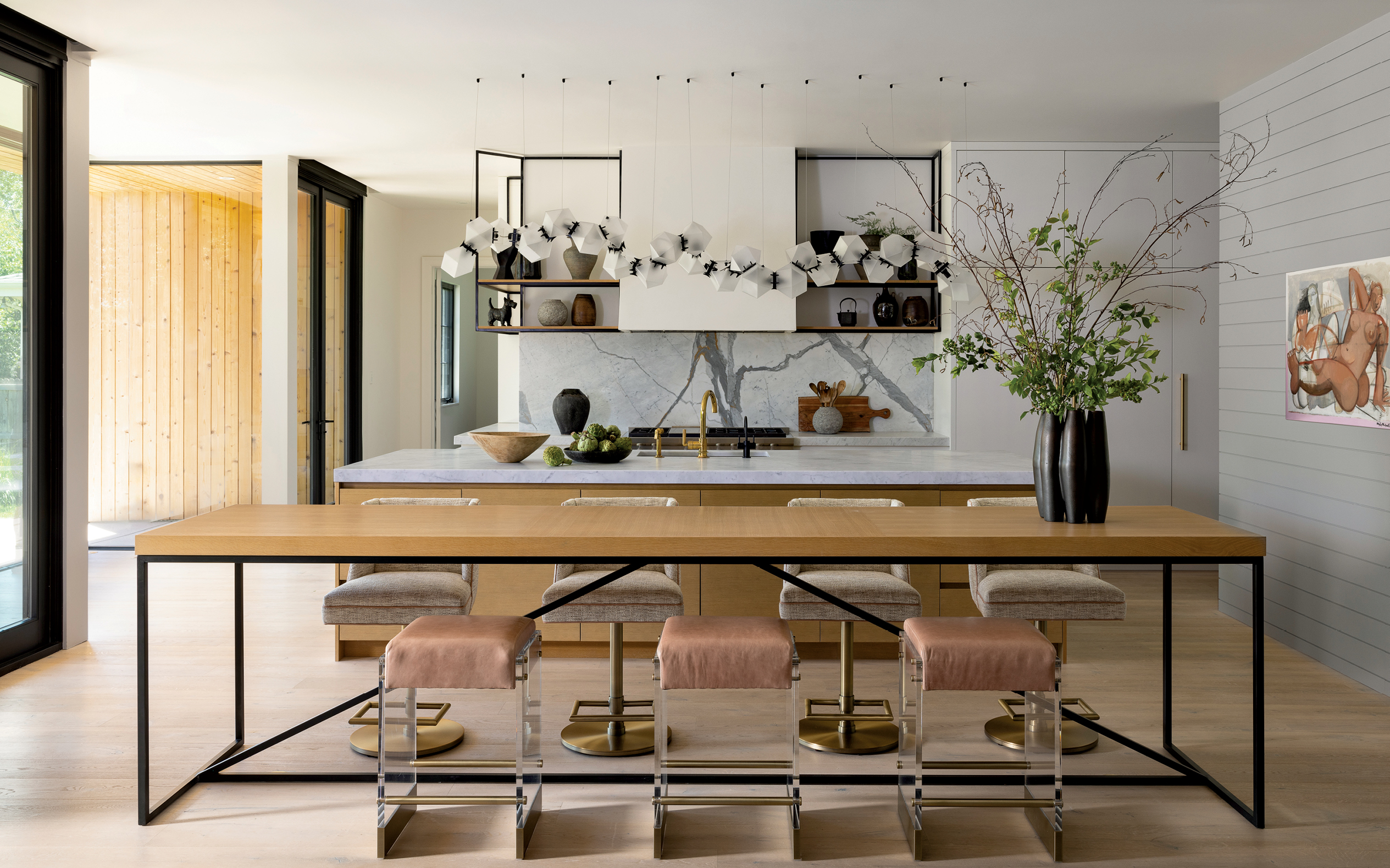 Pops Of Color + Striking Art Refresh A Denver Dwelling