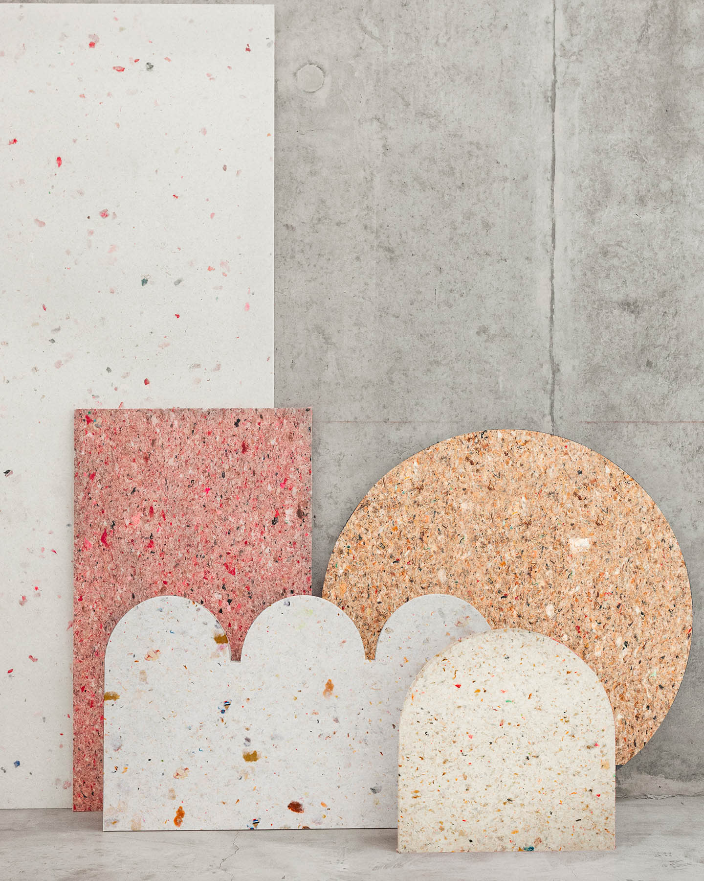 colorful, sound-absorbing panels by Pierreplume