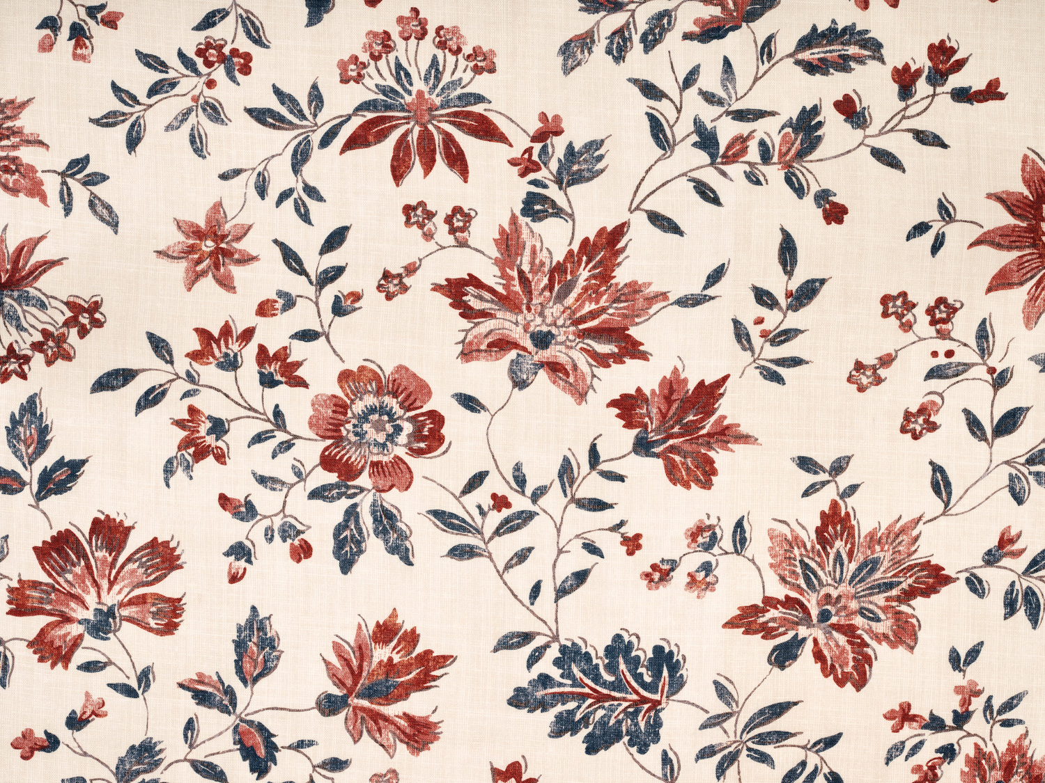 Rendlesham Fabric in Russet by Guy Goodfellow