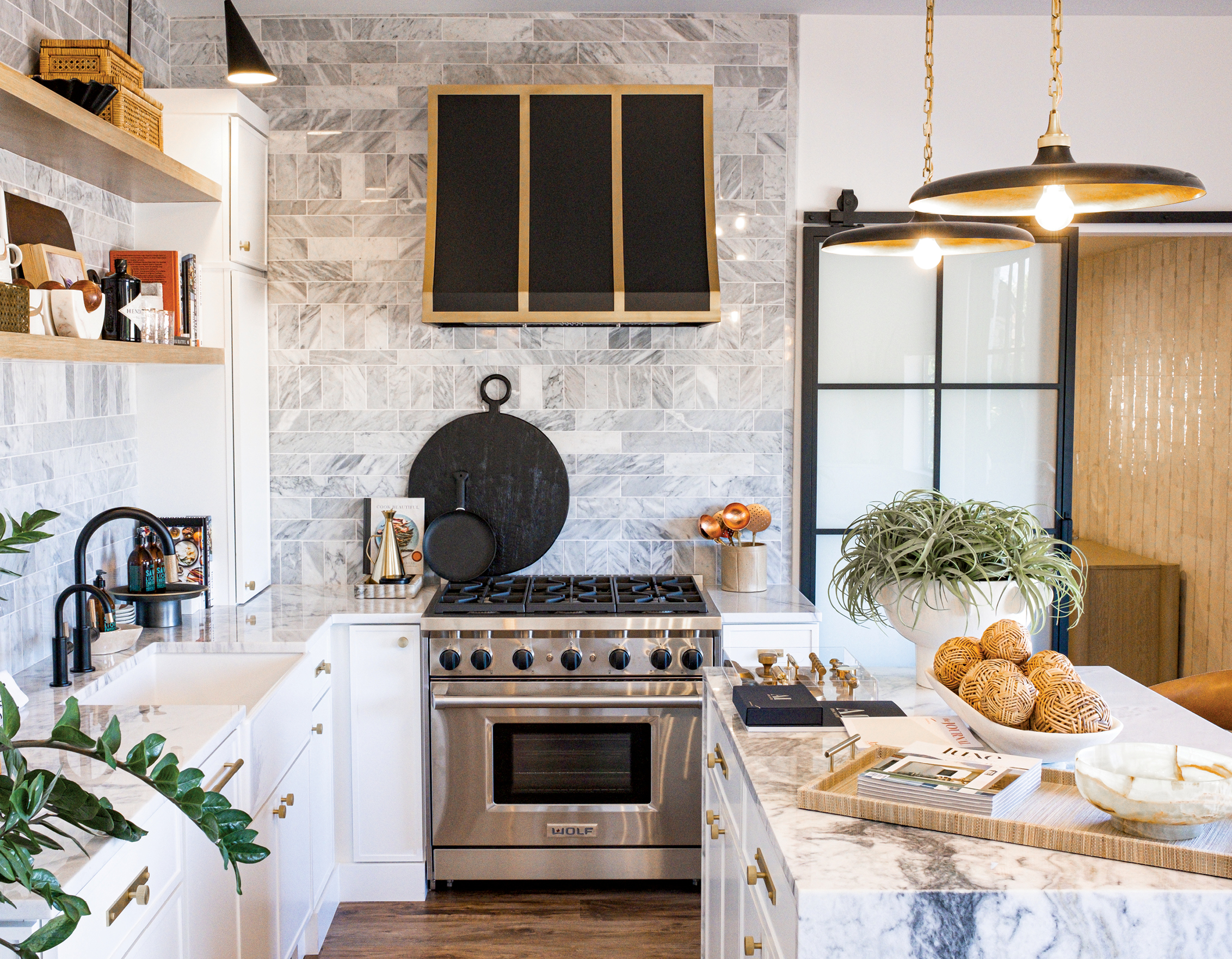 kitchen vignette at Studio Artise showroom in Arizona