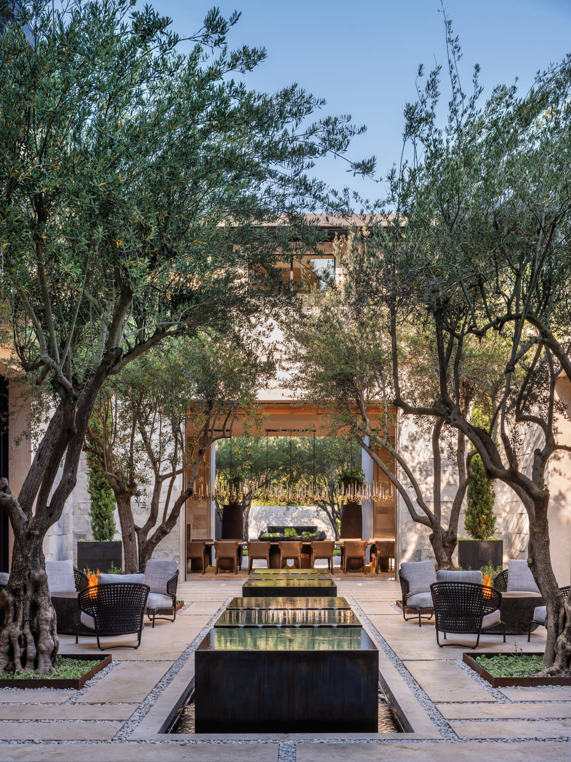 European-inspired courtyard designed by Errol Dejager