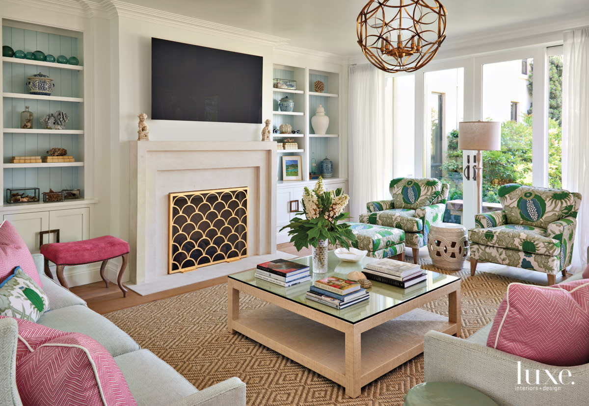 coastal living room multi-color