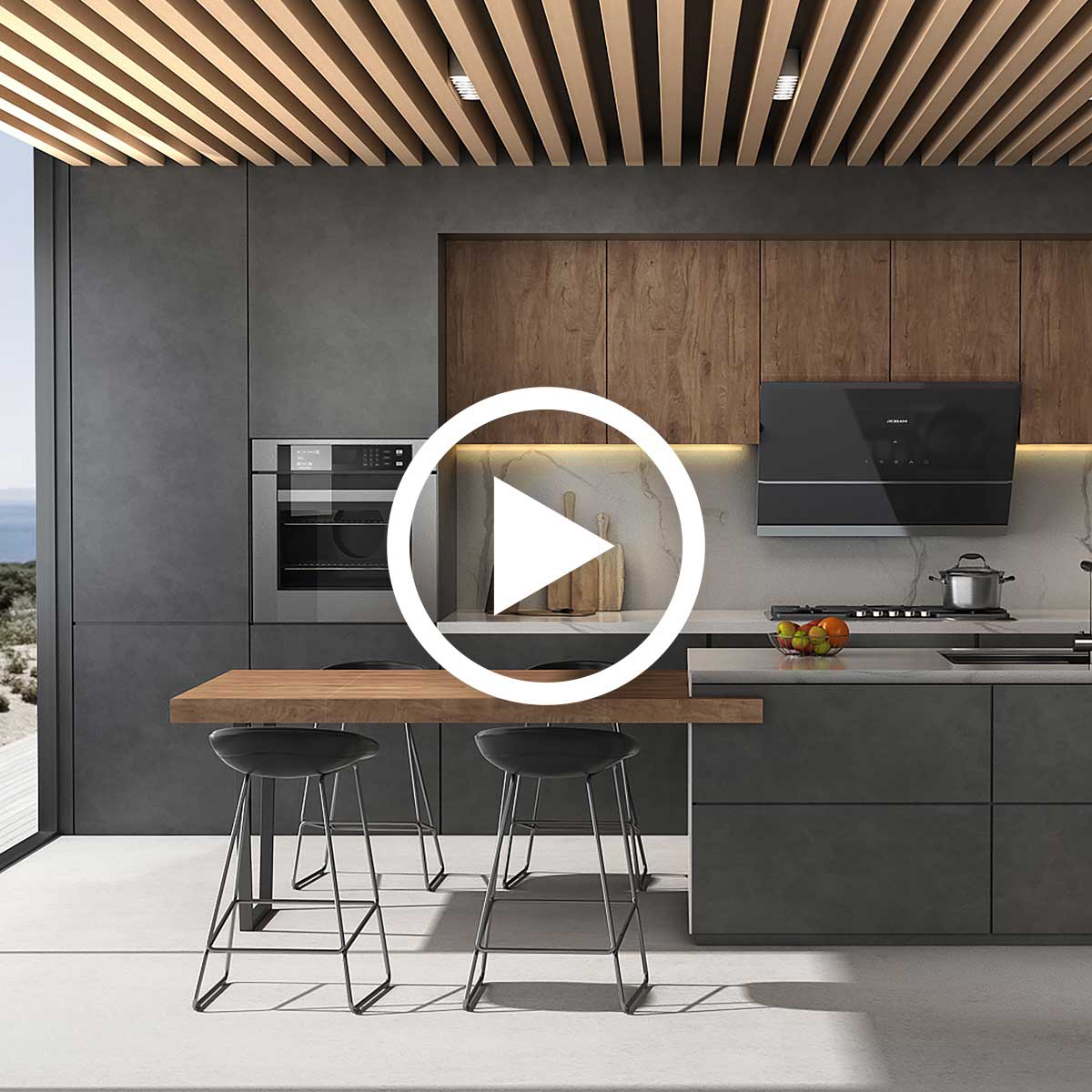 R-MAX Series 30-inch Touchless Range Hood by ROBAM